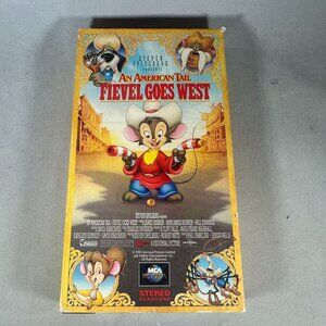 An American Tail: Fievel Goes West VHS 1991 Animated Classic Family Film